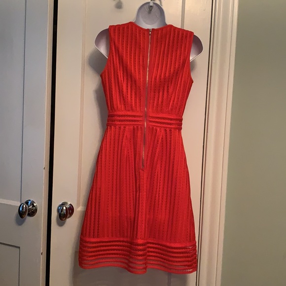 J Crew Red Eyelet Dress with Back Zipper - Picture 7 of 8